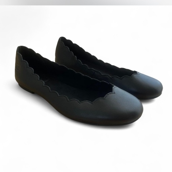 Black |Born| Allie Ballet Flats Woman's US 7.5
               *Great Condition* - Picture 1 of 8